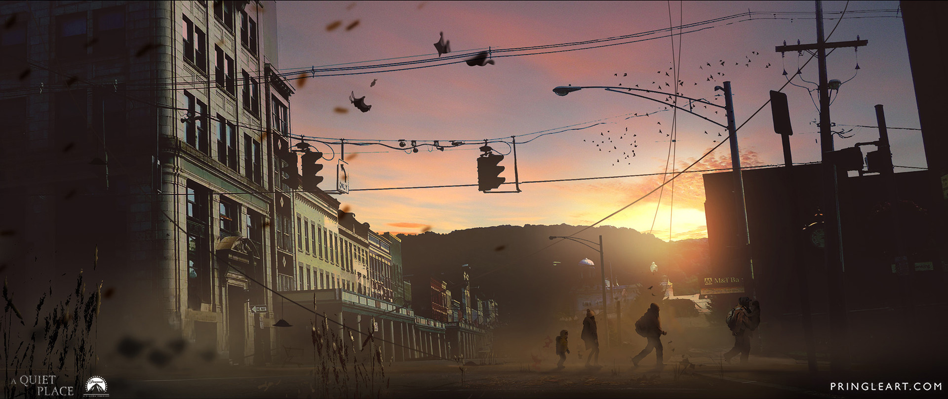 A Quiet Place concept art by Thomas Pringle
